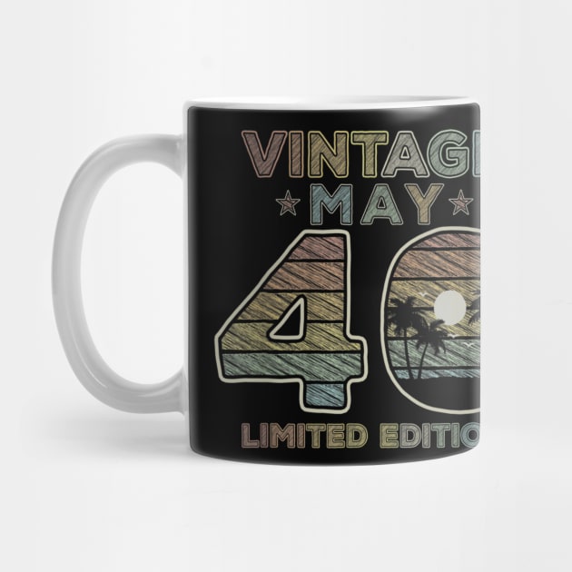 41th Birthday Gift Vintage May 1979 Forty Years Old by bummersempre66